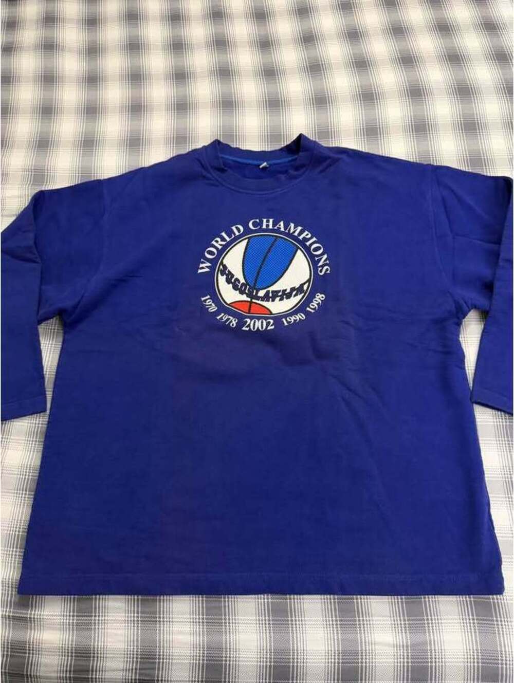 Vintage Yugoslavia Basketball World Champions Long Sleeve Shirt Mens Size Large